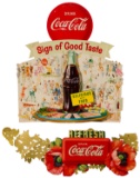 Coca-Cola Die Cut Cardboard Signs