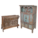 Mexican Style Carved Wood Furniture