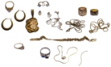 Platinum, 14k Gold and Gold Filled Jewelry Assortment