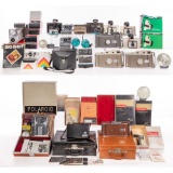Polaroid Camera and Accessory Assortment