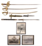 Military Sword and Photograph Assortment