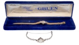 Gruen / Hamilton 14k Gold Case Wristwatches