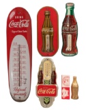 Coca-Cola Metal Advertising Thermometers