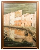 Jean-Pierre Capron (French, 1921-1997) 'Burano' Oil on Canvas