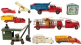 Pressed Steel and Tin Lithographed Toy Vehicle Assortment