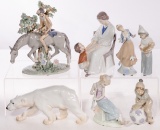 Lladro and Royal Copenhagen Figurine Assortment