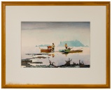 Roy Martell Mason (American, 1886-1972) Watercolor