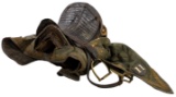 Military Leather Saddle and Cloth Apron
