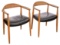 Attributed to Hans Wegner 'The Chair' Chairs