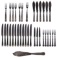 English Sterling Silver Handled Flatware Services