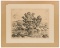 Birger Sandzen (Swedish / American, 1874-1954) 'Brook with Cottonwood Trees' Lithograph