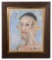 Philip Evergood (American, 1901-1973) 'Head of Man' Oil on Canvas