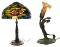 Art Nouveau Style Lamps