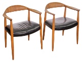 Attributed to Hans Wegner 'The Chair' Chairs
