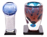 Mark J. Sudduth (American, 20th Century) Art Glass Vases
