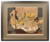 Georges Braque (French, 1882-1963) 'Still Life With Pitcher and Lemons' Silkscreen Over Offset Litho
