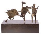 Francine Zak (20th Century) Bronze Sculpture