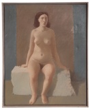 Alan Feltus (American, b.1943) 'Aspettando' Oil on Canvas