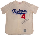 Duke Snider Autographed Brooklyn Dodgers Jersey PSA