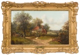 Attributed to Octavius Thomas Clark (British, 1850-1921) Oil on Canvas