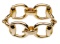 Gucci 18k Yellow Gold 'Horsebit' Link Bracelet