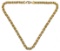 14k Yellow Gold Byzantine Link Necklace