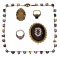 18k and 14k Yellow Gold and Semi-Precious Gemstone Jewelry Assortment