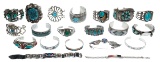 Native American Sterling Silver Bracelet Assortment