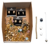 Mixed Gold, Silver and Costume Jewelry