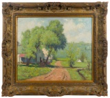 Homer Gordon Davisson (American, 1866-1957) 'Somerset County' Oil on Canvas Board