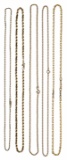 18k and 14k Yellow Necklace Assortment