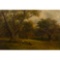 George Turner (English, 1841-1910) 'A Scene in Calke Park, Derbyshire' Oil on Canvas