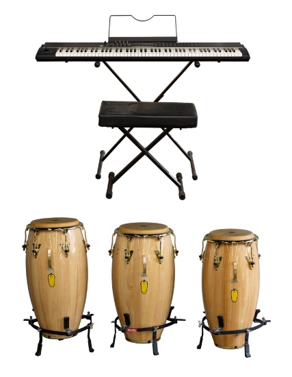 Roland RS-9 Voice Synthesizer and Conga Drum Collection
