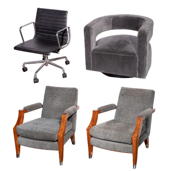 Herman Miller and Accent Chair Assortment