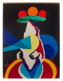 Karel Appel (Dutch, 1921-2006) Engraving from the 'Circus' Series