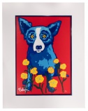 George Rodrigue (American, 1944-2013) 'See How My Garden Grows' Lithograph