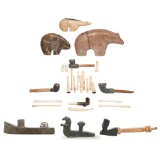 Inuit Pipe and Cheroot Holder Assortment