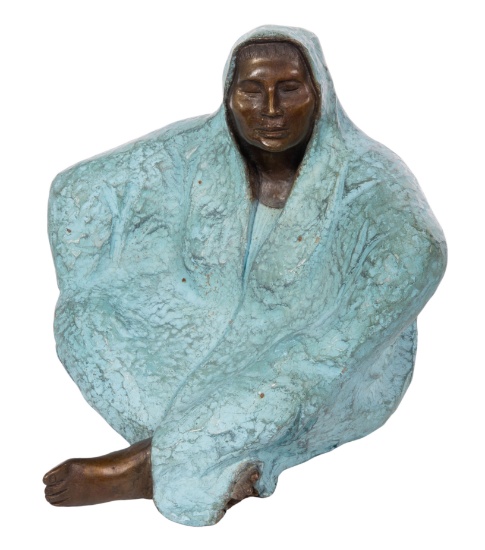 Felipe Castaneda (Mexican, b.1933) Patinated Bronze Sculpture