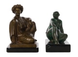 20th Century Bronze Figural Sculptures
