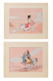 Robert Chee (American, b.1938) Gouache Paintings