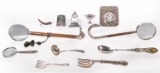 English Sterling Silver Object Assortment