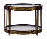 Bernhard Rohne for Mastercraft Etched Brass Side Table