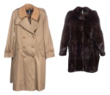 Fur and Burberry Cloth Coats