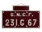 SNCF Cast Metal Tenderplate 231.G.67