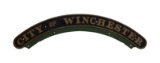 Nameplate CITY OF WINCHESTER 4-4-0 GWR