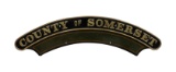 Nameplate COUNTY OF SOMERSET 4-4-0 GWR County Class
