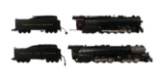 MTH Model Train O Scale Steam Locomotives with Tenders