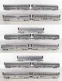 MTH Model Train O Scale Amtrak Superliner Passenger Car Collection