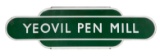 Totem YEOVIL PEN MILL RAILWAY Sign