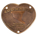 Nicholson Thermic Syphons Locomotive Firebox Plate